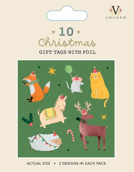 Christmas Gift Tags-Animals