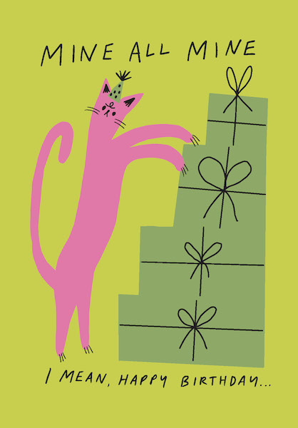 Card-Mine All Mine Bday