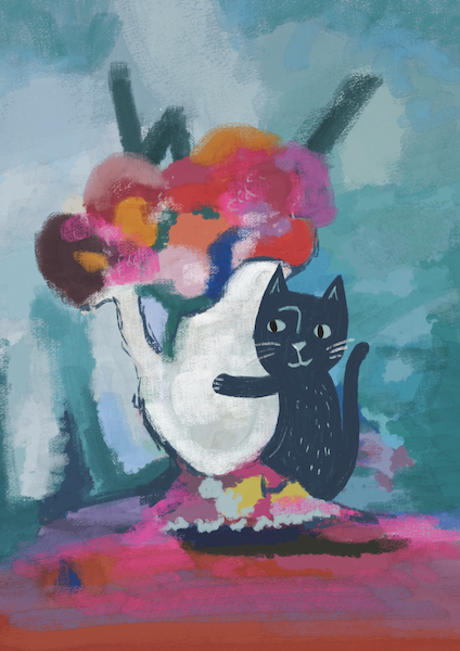 Card-Catisse Flowers 2