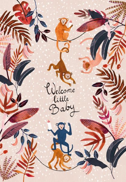 Card-New Baby Monkey