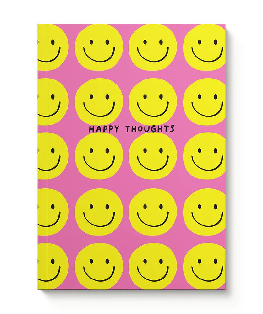 A5 Smooth Soft Cover Notebook-Happy Thoughts 