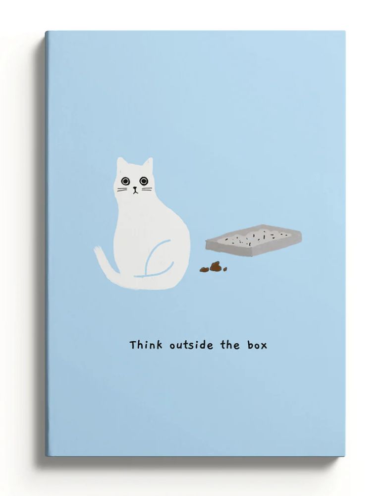 A5 Smooth Soft Cover Notebook-Outside The Box