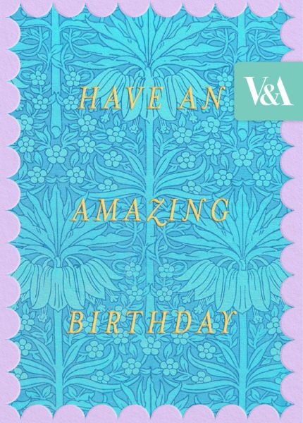 Foil Card-Blue Fritillaria