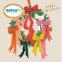 Christmas Card Wallet-RSPCA-Wreath Of Ribbons