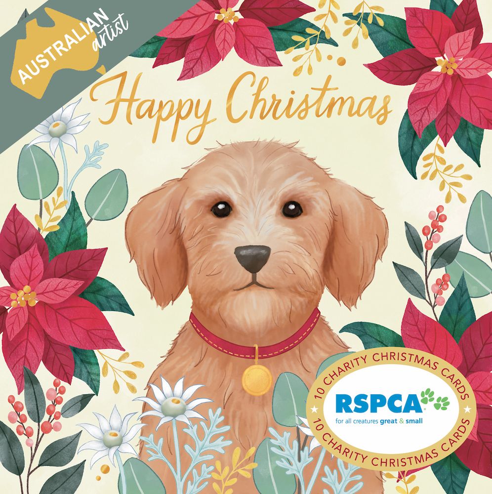 Christmas Card Wallet-RSPCA-Christmas Dog
