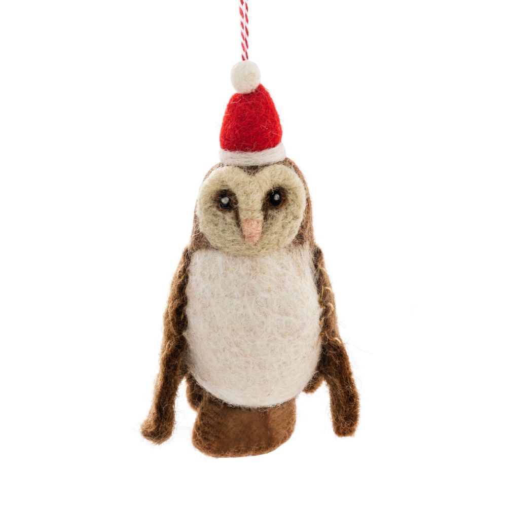 Charity Decoration-Felt Barn Owl Owen