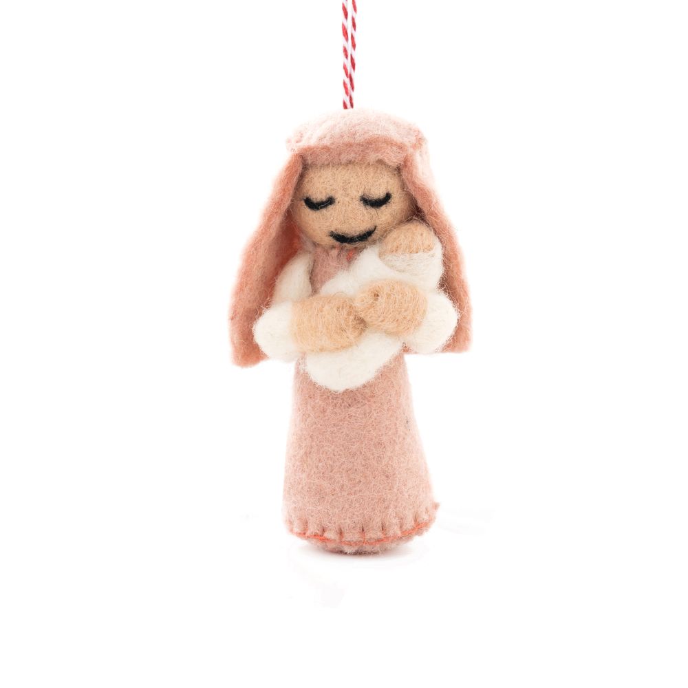 Charity Decoration-Felt Mary and Baby