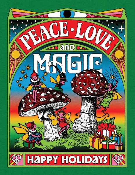 Card-Peace Love Magic