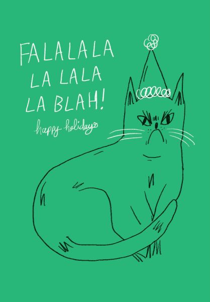 Card-Falalala Blah 