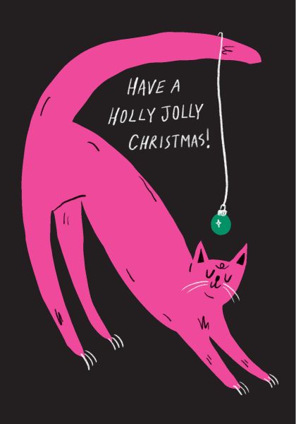 Card-Holly Jolly Kitty