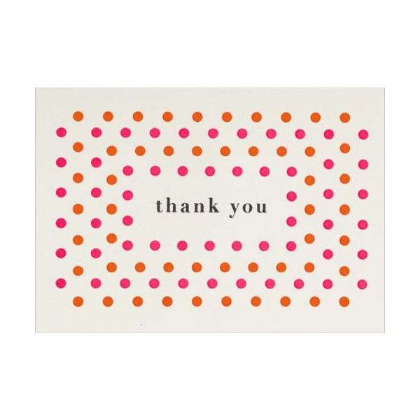 Mini Card-Bright Dots Thanks