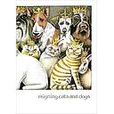 Card-Reigning Cats And Dogs