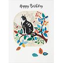 Laser Cut Card-Birthday Cat