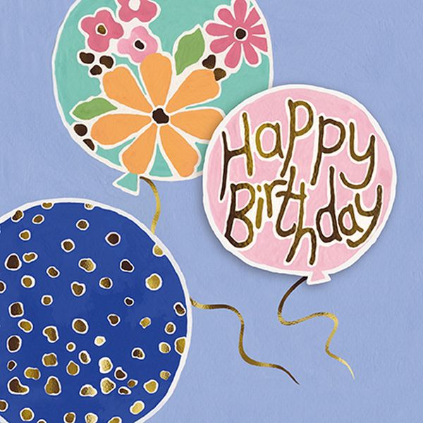 3D Foil Card-Balloons