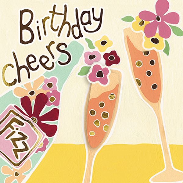 3D Foil Card-Cheers