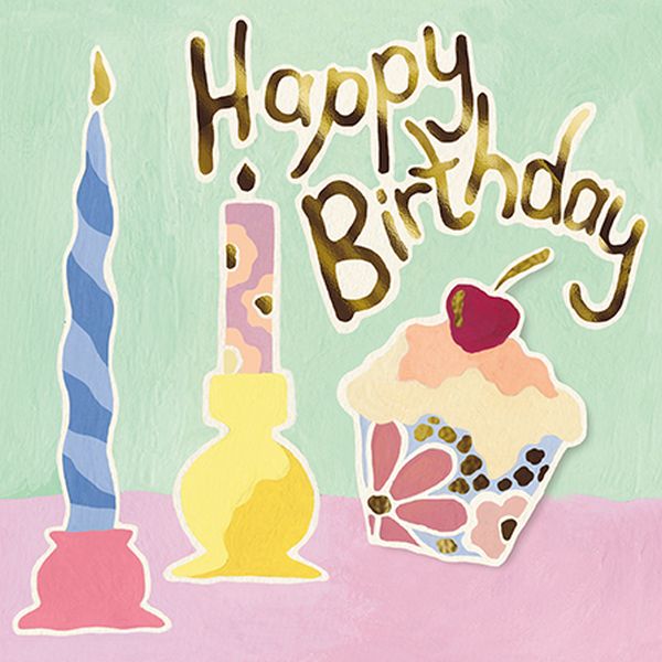3D Foil Card-Birthday Cake