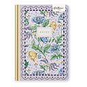 Cath Kidston A5 Premium Hard Cover Notebook-Painted by Numbers Lilac