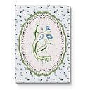 Cath Kidston A5 Textured Soft Cover Notebook-Blue & Cream Roots Vignette