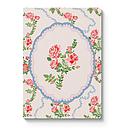 Cath Kidston A5 Textured Soft Cover Notebook-Rose Flutter Vignette