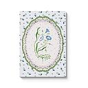 Cath Kidston A6 Textured Soft Cover Notebook-Blue & Cream Roots Vignette