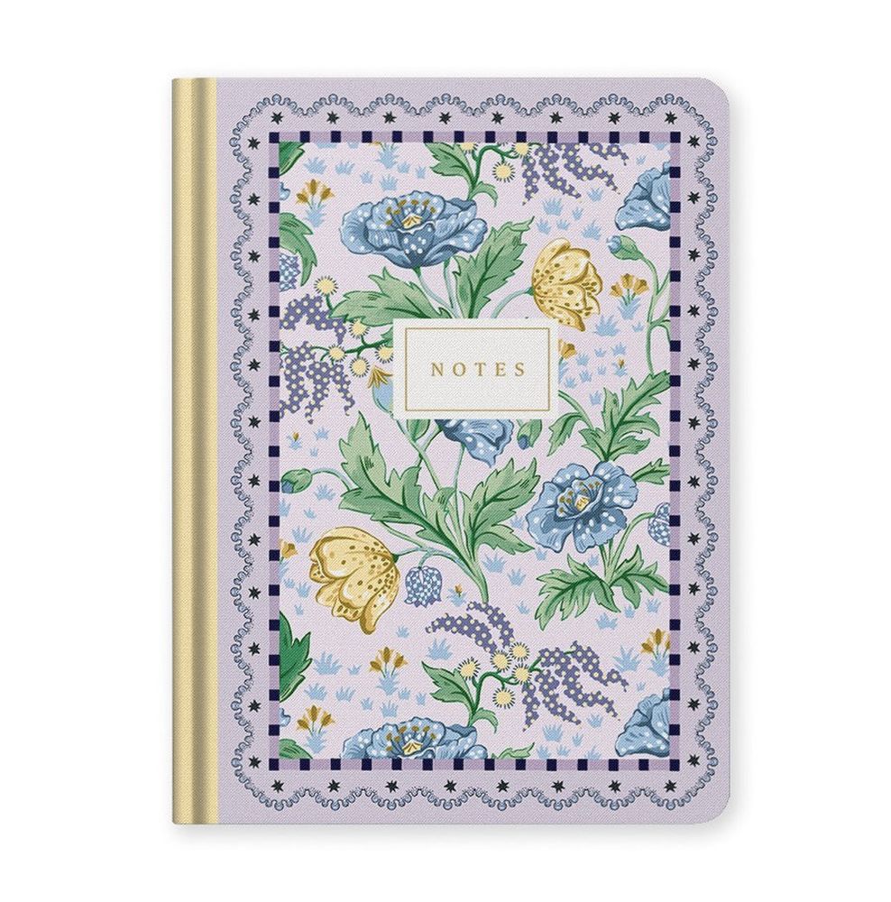 Cath Kidston B6 Premium Hard Cover Notebook-Painted by Numbers Lilac