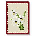 Kaleido A5 Textured Soft Cover Notebook-White Orchid