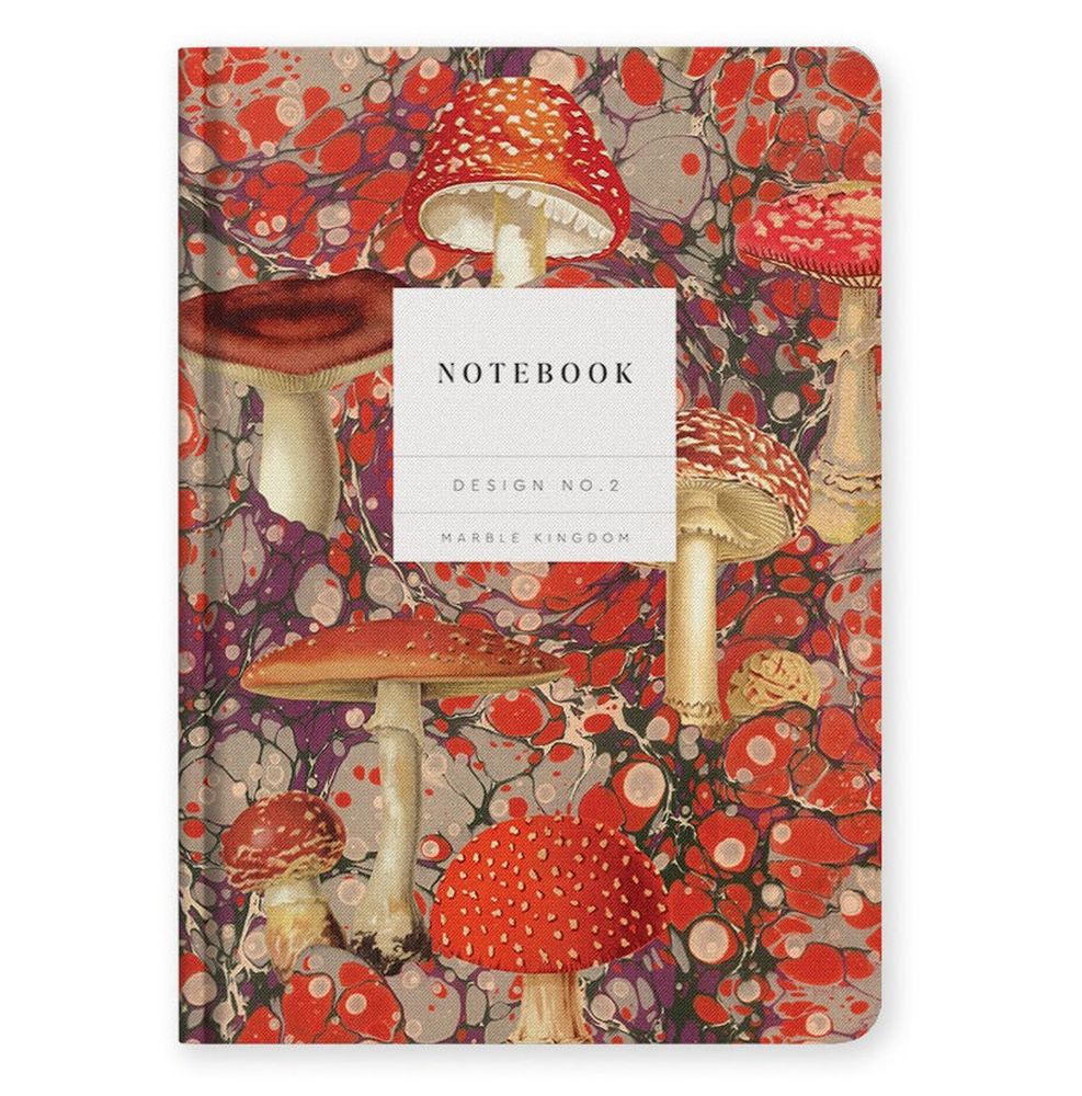 Kaleido A5 Premium Hard Cover Notebook-Marble Fungi