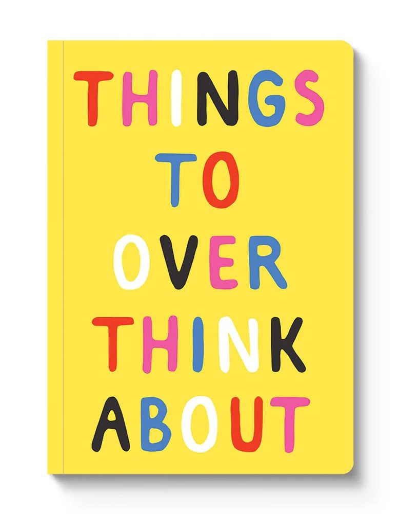 A5 Smooth Soft Cover Notebook-Things To Overthink About