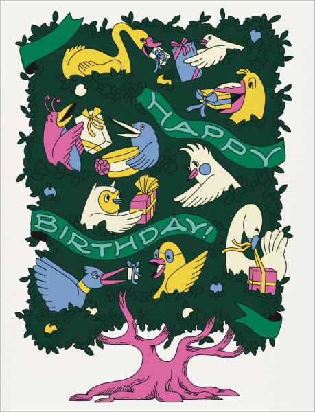 Card-Birthday Birds