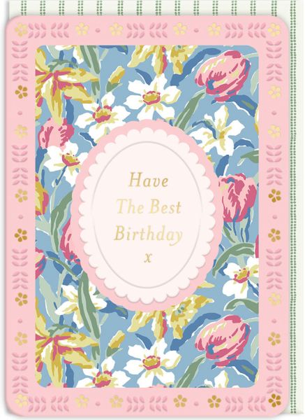 Laura Ashley Foil Card-Tulip