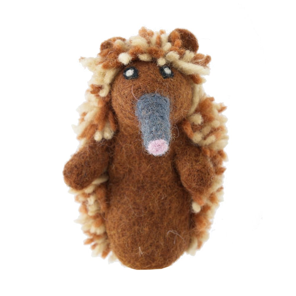 Finger Puppet-Felt Echidna