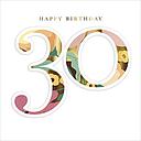 Embossed Card-Happy Birthday 30