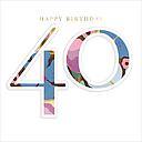 Embossed Card-Happy Birthday 40