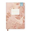 V&A B6 Premium Hard Cover Notebook-Cranes & Blossom