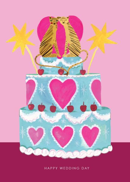 Card-Wedding Cake