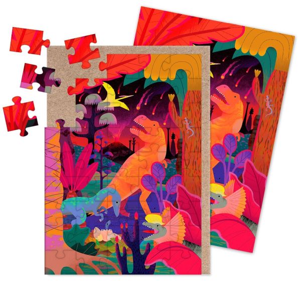 Jigsaw Card-45pc-Carnivores
