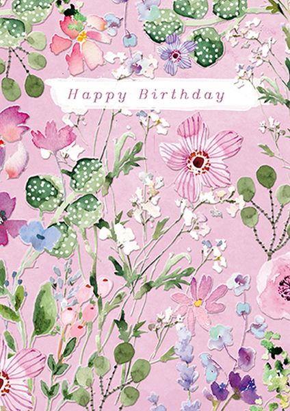 Embossed-Lilac Botanicals