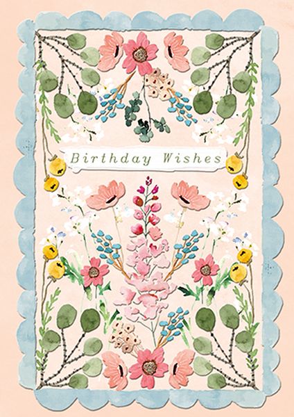 Embossed-Scalloped Blooms