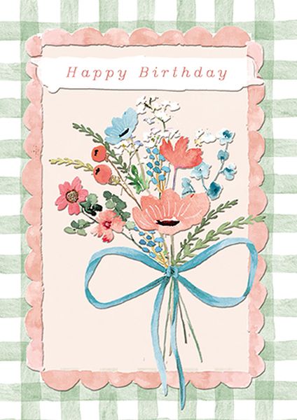 Embossed-Gingham Posey