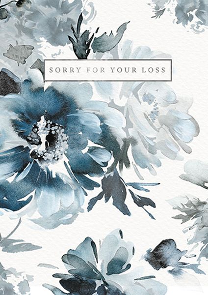 Foil Card-Sympathy Floral