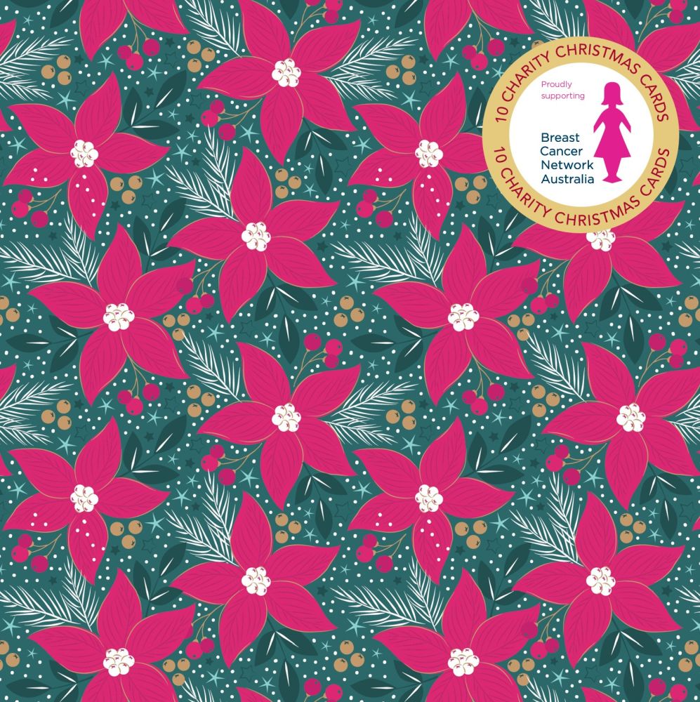 Christmas Card Wallet-BCNA-Christmas Flora