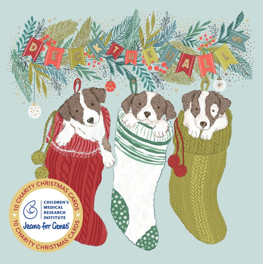 Christmas Card Wallet-CMRI-Cheeky Puppies