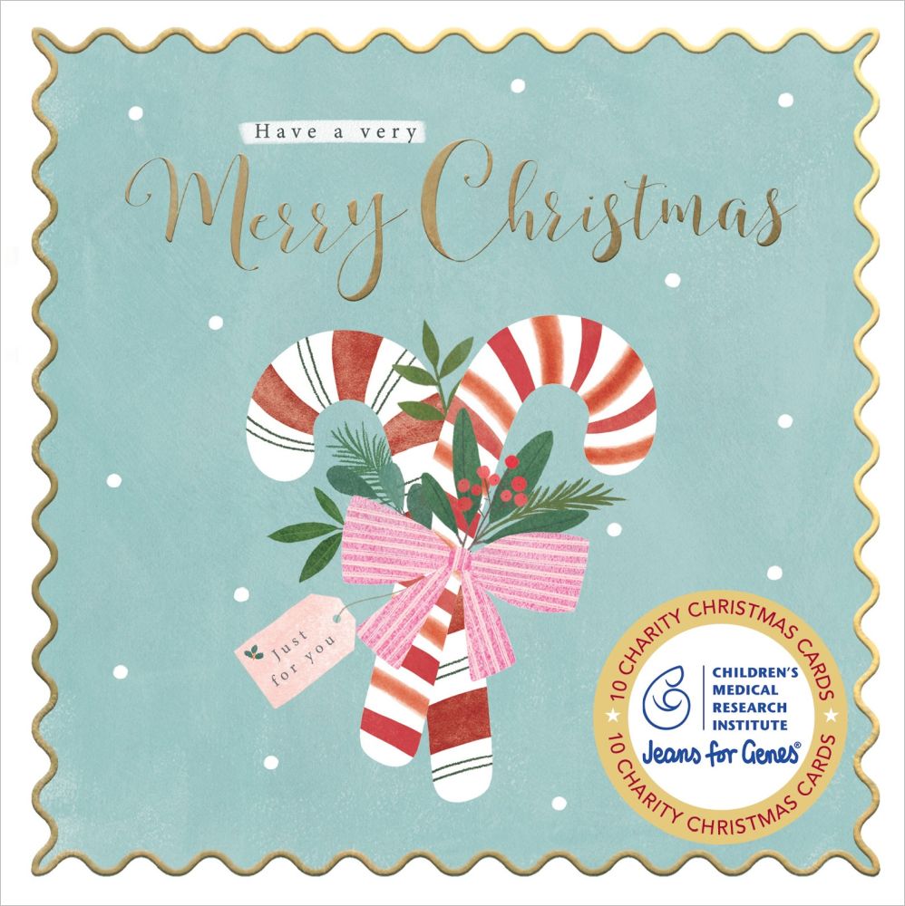 Christmas Card Wallet-CMRI-Candy Cane