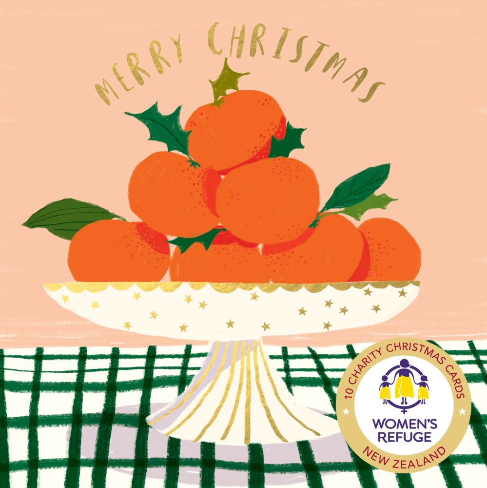 Christmas Card Wallet-Women's Refuge-Bowl of Delights