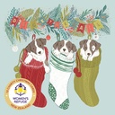 Christmas Card Wallet-Women's Refuge-Cheeky Puppies