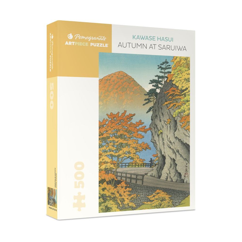 500-Piece Jigsaw Puzzle-Kawase Hasui-Autumn at Saruiwa