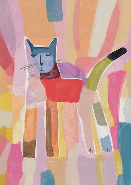 Card-Paw Klee Abstract