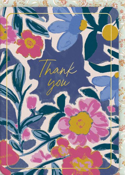 Laura Ashley Foil Card-Honeybourne Thank You