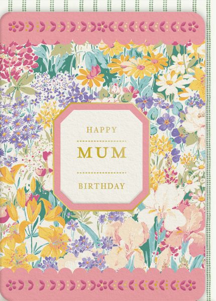 Laura Ashley Foil Card-Mum