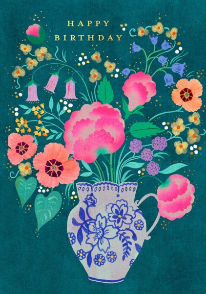 Foil Card-Flower Vase